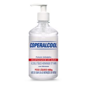 Álcool Gel Higienizador De Mãos 70 Coopera cool 400 g