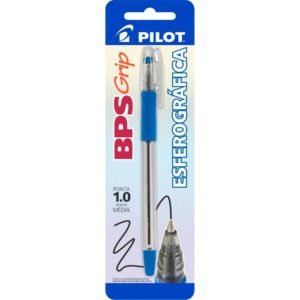 Caneta Esferográfica BPS Grip Azul 1.0 mm 1 UN Pilot