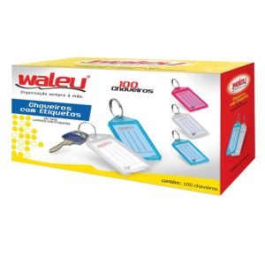 Chaveiro Colorido Com Etiqueta