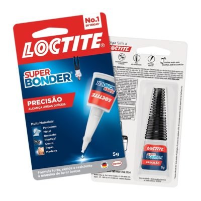 Cola Super Bonder Precisão Loctite 5 g  Henkel