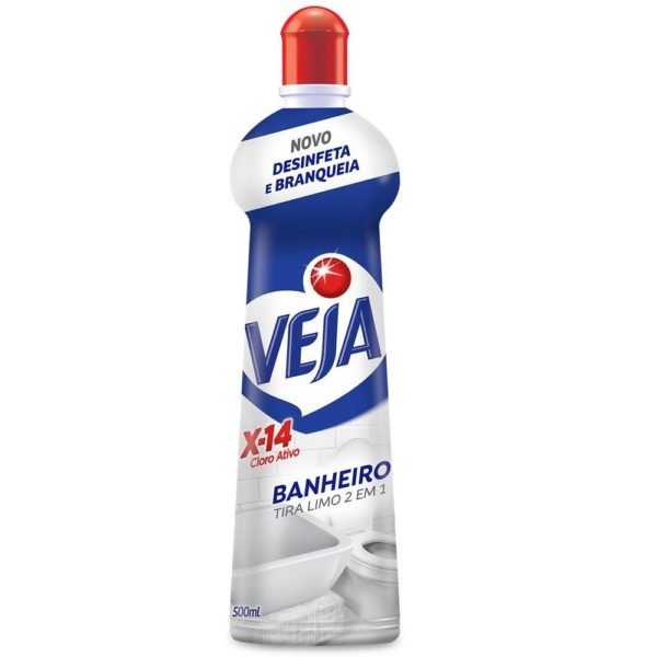 Limpador Veja X14 Banheiro Squeeze 500 ml